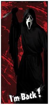 Ghost Face Door Cover Halloween Decor