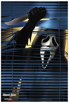 Ghost Face Window Creeper Halloween Decor