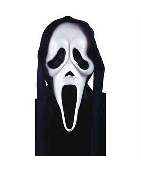 Ghost Face Adult Costume Mask w/ Shroud
