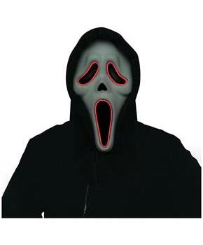 Ghost Face Illumo EL Light-Up Costume Mask