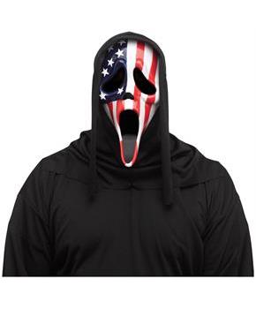 Ghost Face Patriotic Costume Mask