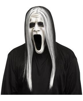 Hairy Screamer Adult Costume Mask