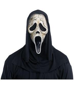 Ghost Face Aged Costume Mask