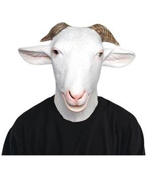 G.O.A.T Latex Adult Costume Mask | One Size Fits Most