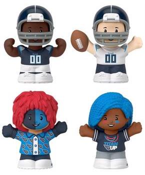 Tennessee Titans 4-Piece NFL Little People Collector Set