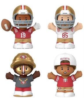 San Francisco 49ers 4-Piece NFL Little People Collector Set