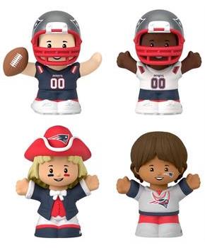 New England Patriots 4-Piece NFL Little People Collector Set
