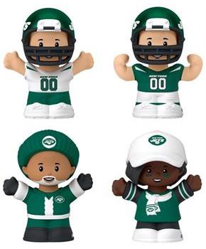 New York Jets 4-Piece NFL Little People Collector Set