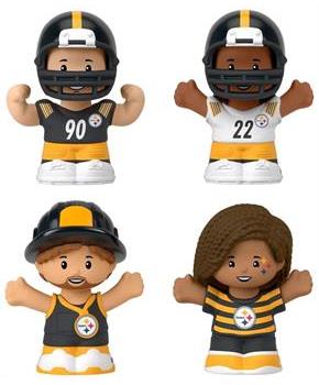 Pittsburg Steelers 4-Piece NFL Little People Collector Set