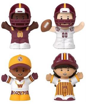Washington Commanders 4-Piece NFL Little People Collector Set