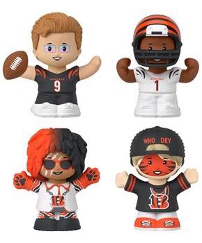 Cincinnati Bengals 4-Piece NFL Little People Collector Set