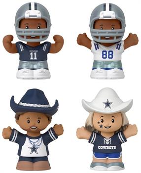Dallas Cowboys 4-Piece NFL Little People Collector Set