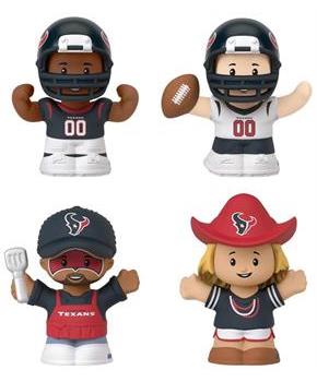 Houston Texans 4-Piece NFL Little People Collector Set