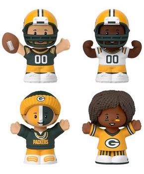 Green Bay Packers 4-Piece NFL Little People Collector Set