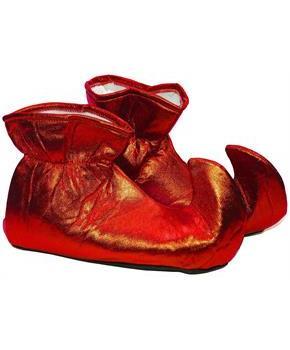 Christmas Elf Cloth Costume Shoes: Red