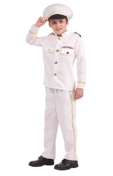 Navy Admiral Child Costume