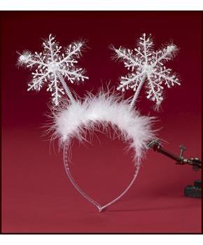 Snow Flakes Adult Headband