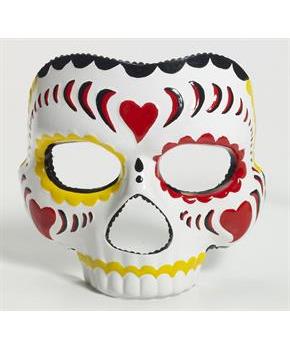 Day of the Dead Female Costume Mask Adult
