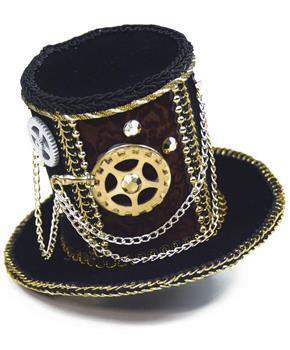 Mini Steampunk Costume Hat One Size