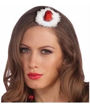 Mini Santa Hat Women's Costume Accessory