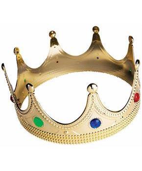 Golden Queen Costume Crown Child