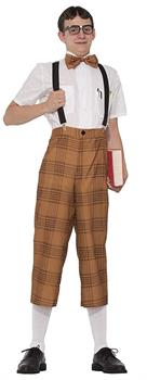 Mr. Nerd Costume Adult Men