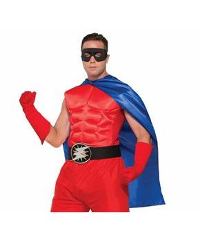 Superhero Blue Costume Cape Adult