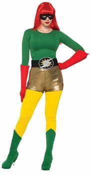 Superhero Green Costume Boot Tops Adult