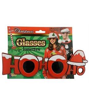 Ho Ho Ho Christmas Glasses
