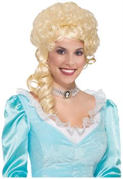 Blonde Belle Colonial Costume Wig