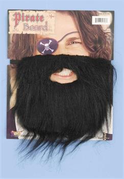 Black Beard Pirate Costume Facial Hair