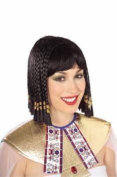 Queen Of The Nile Egyptian Cleopatra Adult Black Costume Wig
