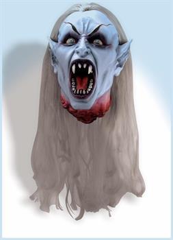 Scary Gothic Vampire Head Halloween Prop