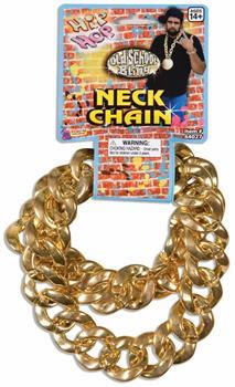 Gold Big Link Necklace Costume Chain