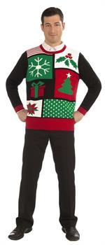 Jolly Holiday Ugly Christmas Sweater Adult