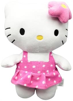 Sanrio 10 Inch Plush | Pink Polka Dot Dress Hello Kitty