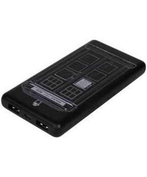 Doctor Who TARDIS 10,000mAh Power Bank with Dual 2.4A USB Charging Ports