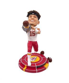 Kansas City Chiefs NFL 8 Inch Resin Bobblehead - Cannon Arm Patrick Mahomes