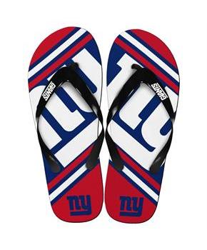 New York Giants NFL Unisex Big Logo Flip Flops