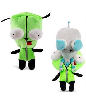 Invader Zim GIR With Removable Costume 10-Inch Collector Plush Toy