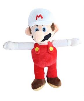 Super Mario 16 Inch Character Plush | Fire Mario