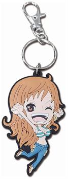 One Piece Nami Fishman Island SD PVC Keychain