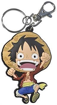 One Piece Luffy PVC Keychain