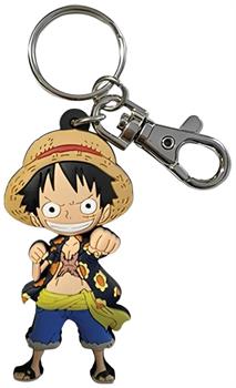 One Piece Luffy PVC Keychain