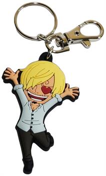 One Piece Sanjin Love PVC Keychain