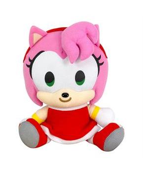 Sonic The Hedgehog 7 Inch Plush | Amy Sitting