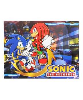 Sonic the Hedgehog Sonic & Knuckles 46x60 Inch Fleece Throw Blanket