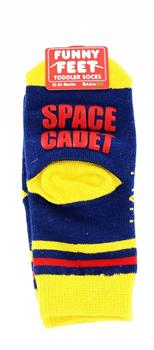 Funny Feet Toddler Socks: Space Cadet