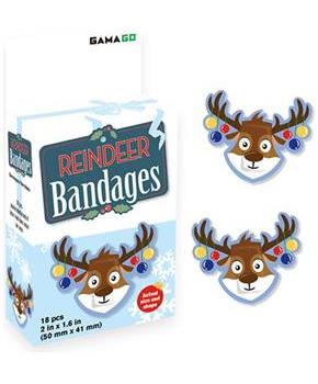 Reindeer Adhesive Bandages | Set of 18
