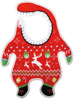 GAMAGO Ugly Xmas Sweater Terrycloth Baby Bib